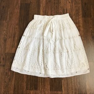 ZARA BASIC WOMENS XS IVORY 2PLY PERFORATED LINED